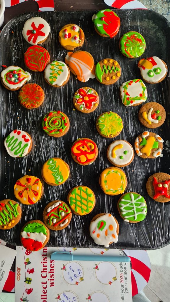 Christmas festive cookies